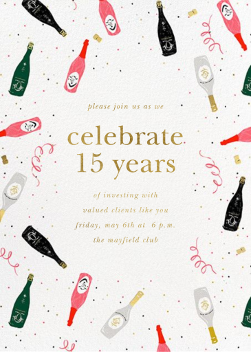 Tossed Cocktails - Business Event Invitation by kate spade new york