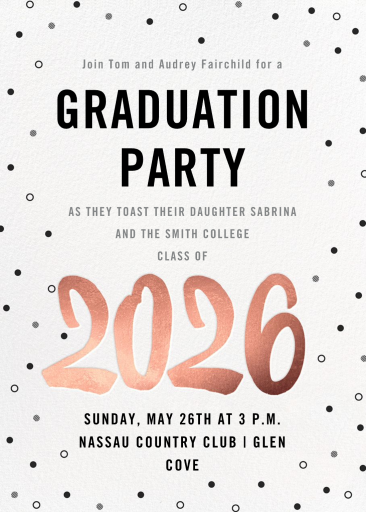 Person of the Year - Graduation Party Invitation by Paperless Post