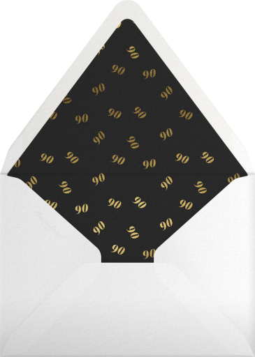 Sideways Lettering - Paperless Post Envelope