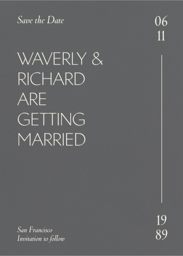 Linear Time by Paperless Post