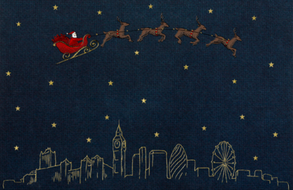 Cities Christmas - Christmas Card by Paperless Post