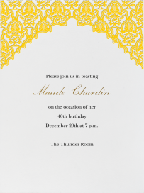Arabesque - Birthday Invitation by Paperless Post