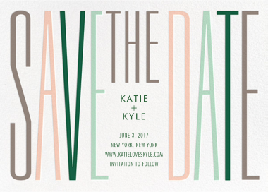 Just My Type (Cheree Berry) - Save the Date by Cheree Berry Paper & Design