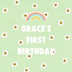 Grace’s First
Birthday