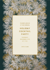Wispy Border - Corporate Holiday Party Invitation by Marimekko