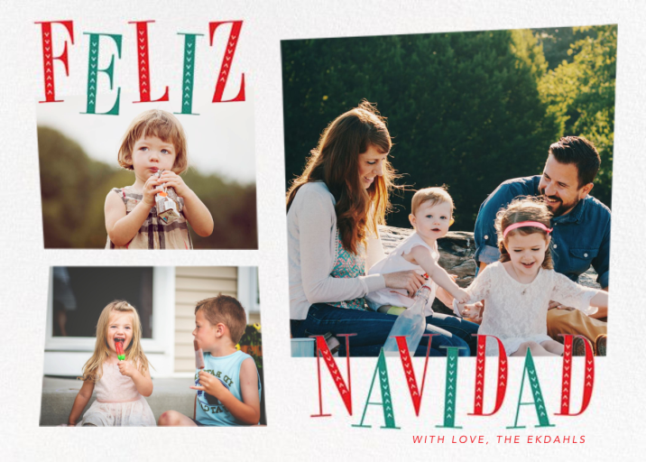 Jaunty Holiday (Multi-Photo) - Greeting Card by Paperless Post