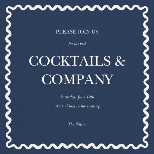 Merry Ribbon (Gina Langford) - Cocktail Party Invitation by Dogwood Hill