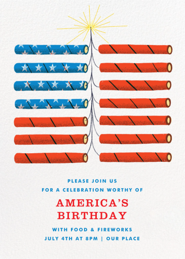 Bursting in Air - 4th of July Card by Paperless Post