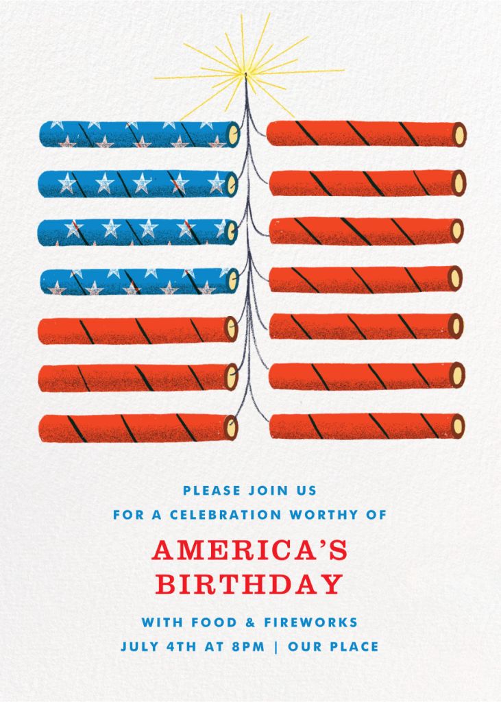 Bursting in Air Invitation