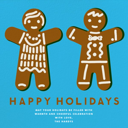 Gingerbread - Holiday Party Invitation by The Indigo Bunting