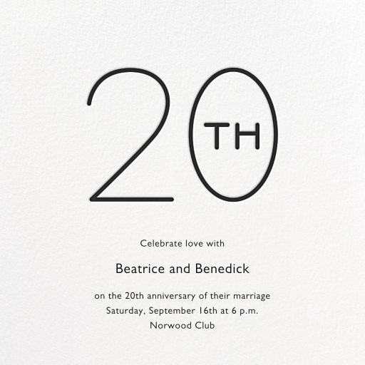 Decade - Anniversary Invitation by Paperless Post