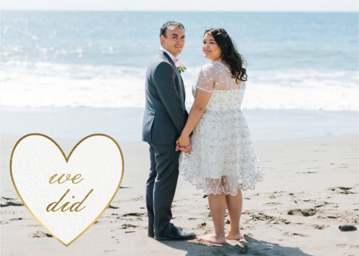 Where the Heart Is - Wedding Announcement by Paperless Post