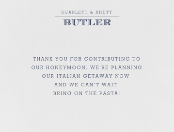 Aperitif (Thank You) - Stationery by Crane & Co.