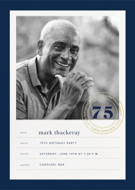 Stamped Birthday - Birthday Invitation by Sugar Paper