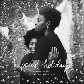 Holiday Wink - Holiday Card by Linda and Harriett