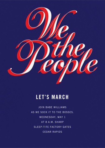 Indivisible (Invite) - Election Invitation by Paperless Post