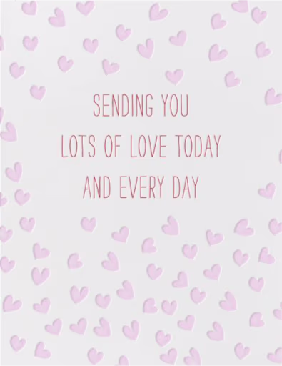 Sending Hearts - Mother's Day Card by Linda and Harriett