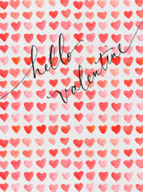 Hello Valentine - Valentine's Day Card by Linda and Harriett