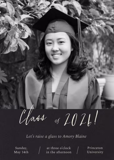 Romantic Photo - Graduation Party Invitation by Paperless Post