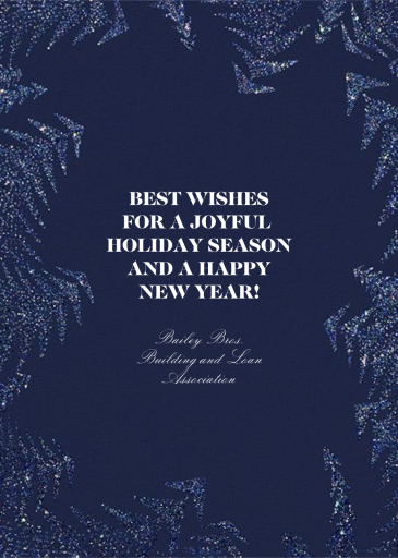 Crystal Pines - Holiday Card by Paperless Post - Back