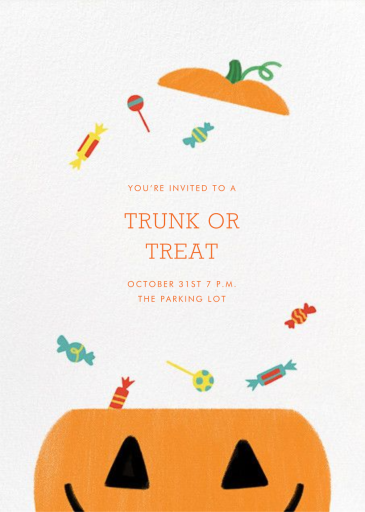 Candy Bucket - Halloween Invitation by Paperless Post