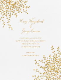 Forsythia Sprig by Crane & Co.