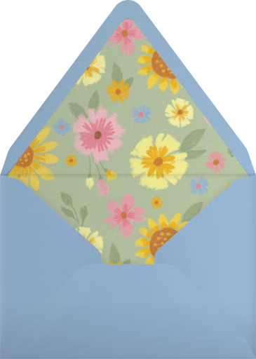 Friendly Flowers - Paperless Post Envelope
