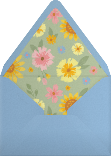 Friendly Flowers - Paperless Post Envelope