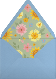 Friendly Flowers - Paperless Post Envelope