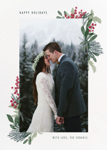 Yule Blooms - Holiday Card by Paperless Post