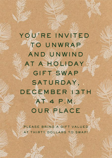 Winter Wrap - Invitation by Paperless Post