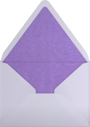 Lilac Flowers - Paperless Post Envelope