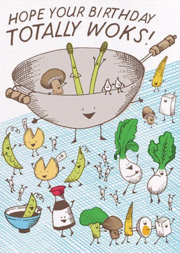 Wokkin' Birthday - Birthday Card by Hello!Lucky