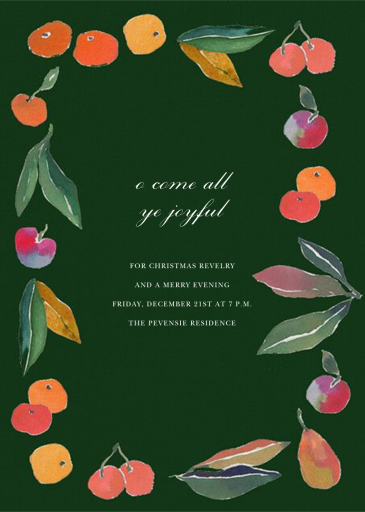 Winter Harvest - Holiday Party Invitation by Happy Menocal