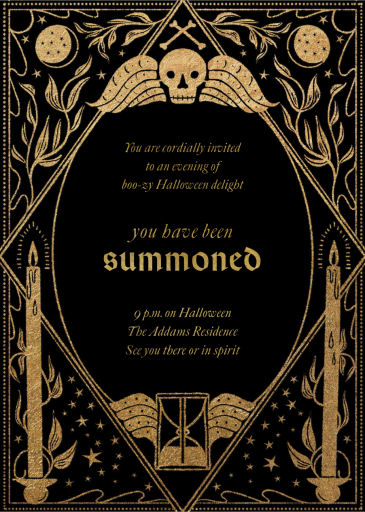 Spell of Skulls - Halloween Invitation by Paperless Post