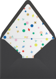 Star, Circle, and Triangle Confetti - Meri Meri Envelope