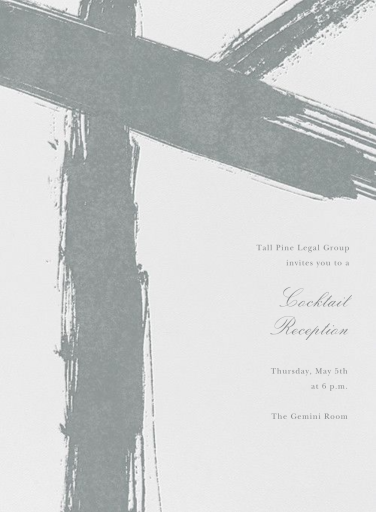 Gesso I - Dining & Drinks Invitation by Paperless Post