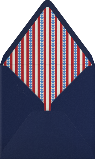 Patriotic Quilt - Paperless Post Envelope