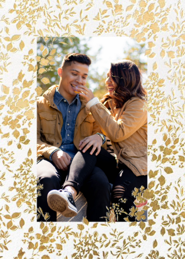 Richmond Park (Photo Invitation) - Wedding Announcement by Oscar de la Renta