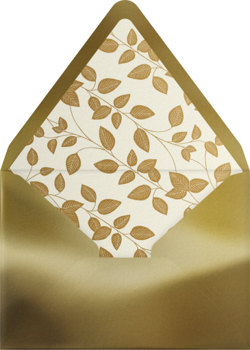 Nouveau Foliage - Paperless Post Envelope
