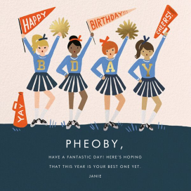 Birthday Cheer - Birthday Card by Rifle Paper Co.