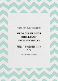 Chevrons - Tall - Invitation by Paperless Post