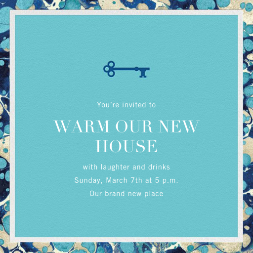 Oil Drop - Invitation by Jonathan Adler