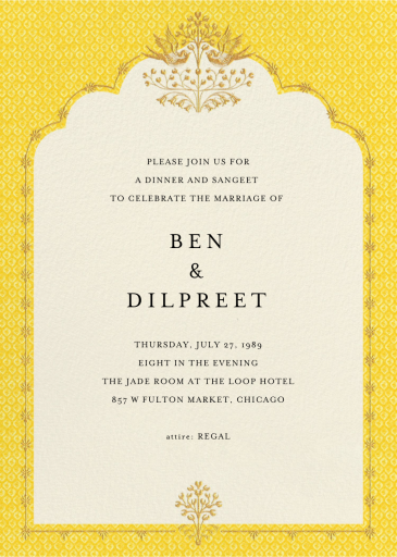 Aadya - Indian Wedding Invitation by Anita Dongre