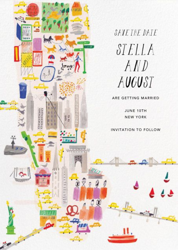 Mr. Big Apple (Save the Date) - Save the Date by Mr. Boddington's Studio