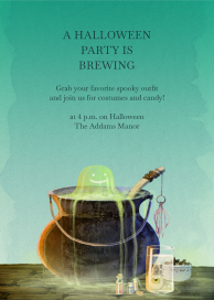 Spooky Brew - Party Invitation by Felix Doolittle