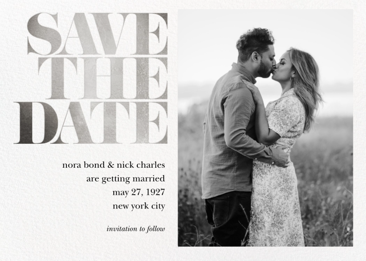 Vintage Book Save the Date (Photo) - Save the Date by kate spade new york