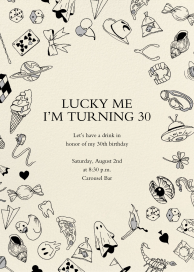 Eclectic Charms - Birthday Invitation by Liberty