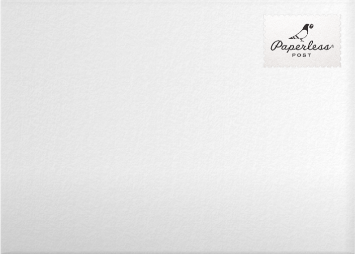 Vine Menorah - Crane - Paperless Post Envelope