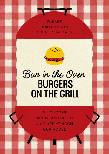 Buns and Burgers - Baby Shower Invitation by Paperless Post